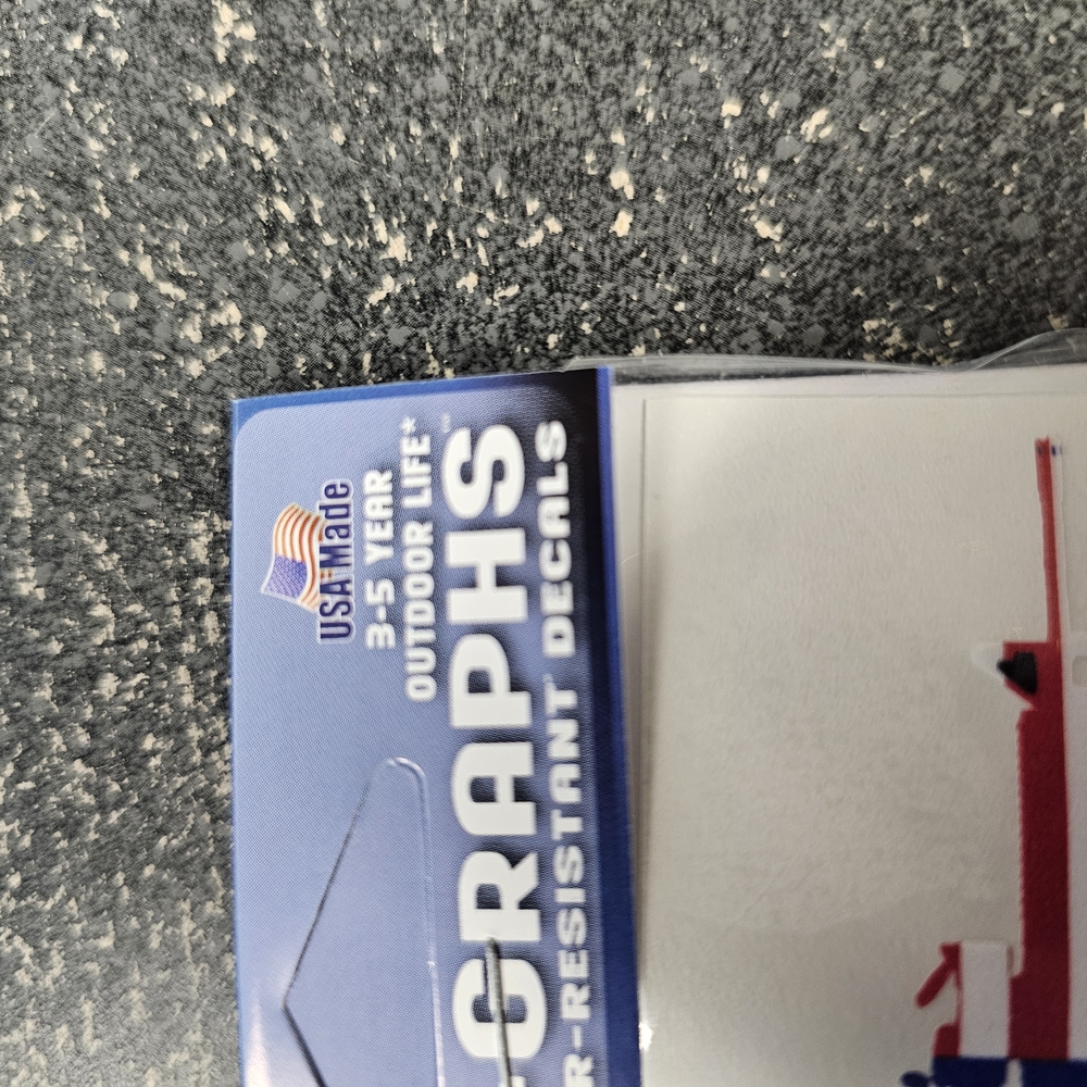 Patriotic Rifle Decal Sticker - Picture 2 of 4